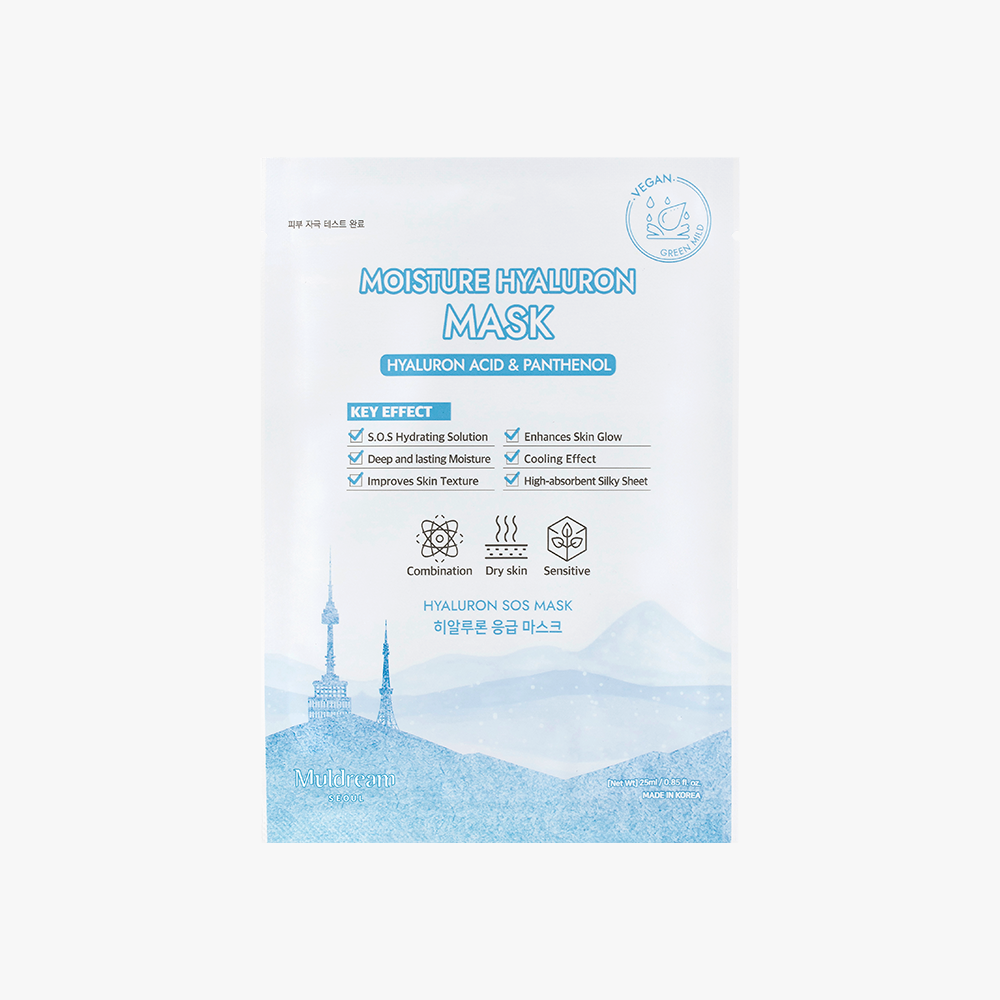 MULDREAM MOISTURE HYALURON PANTHENOL MASK