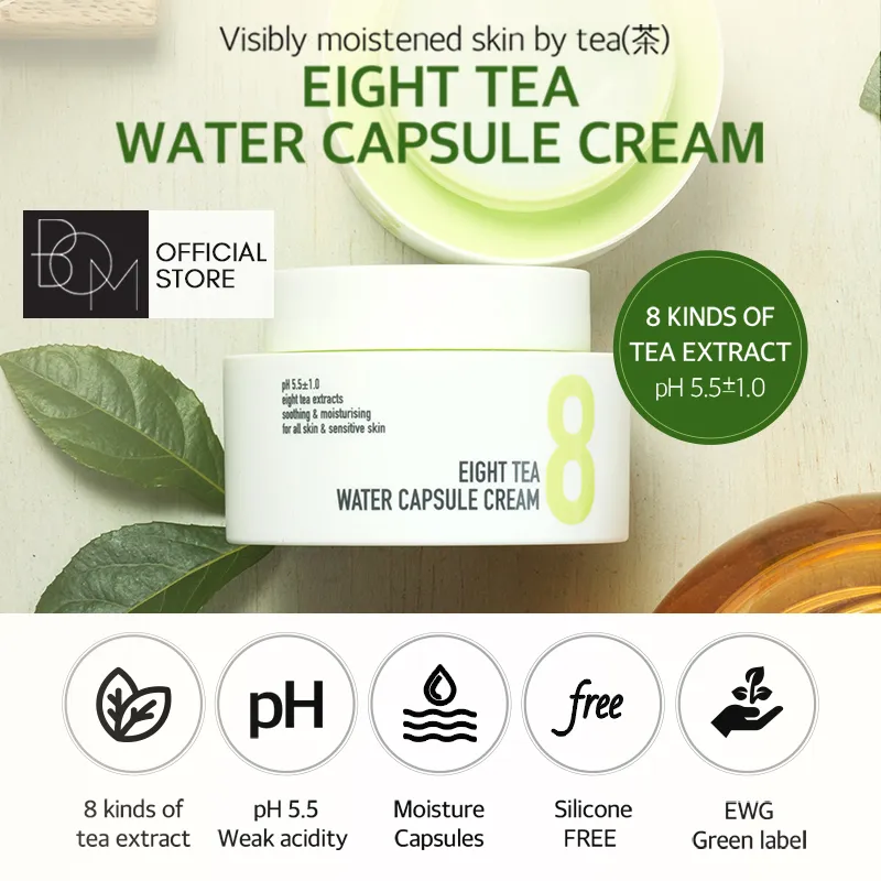 B.O.M 8 TEA WATER CAPSULE CREAM PH5.5