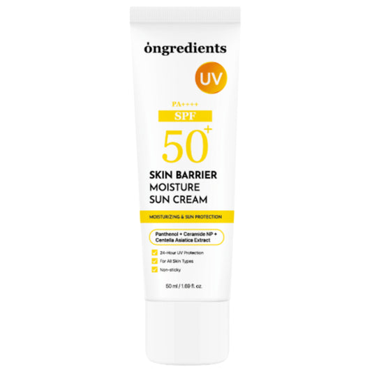 ONGREDIENTS SKIN BARRIER MOISTURE SUN CREAM