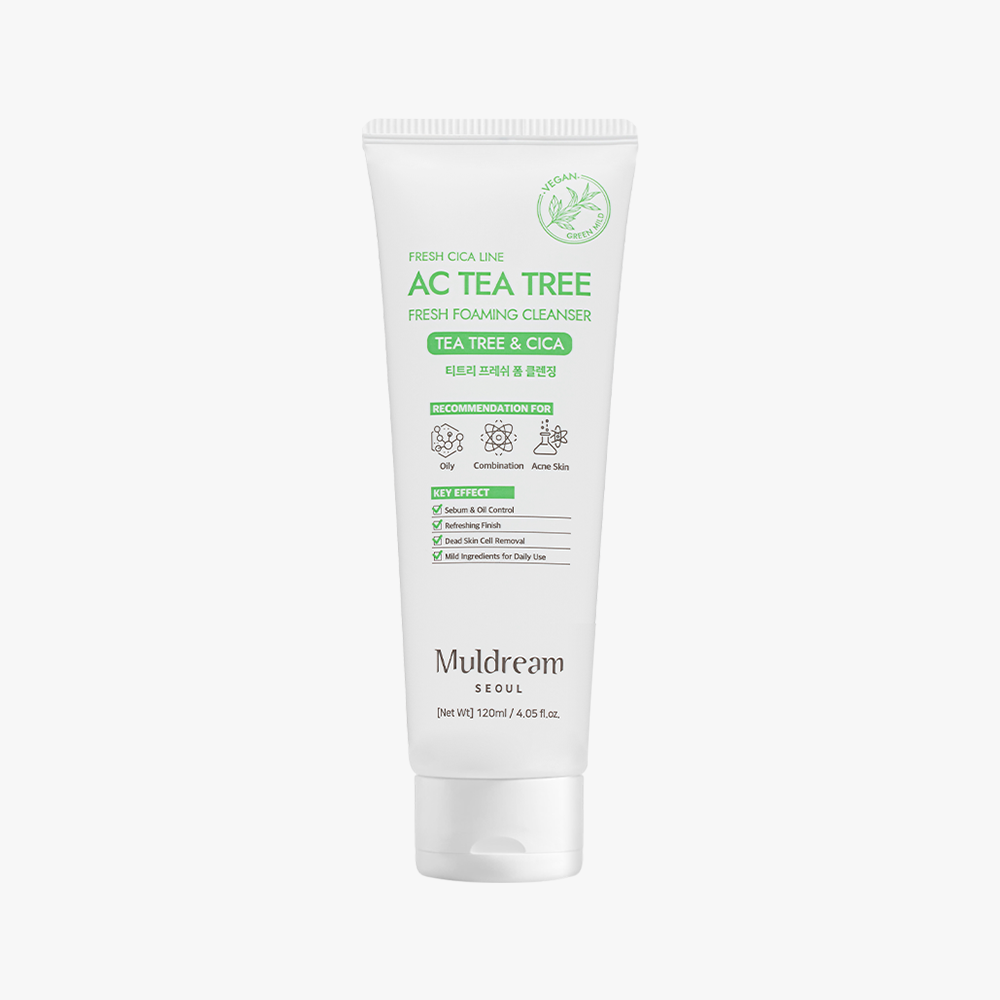MULDREAM AC TEA TREE FRESH FOAMING CLEANSER