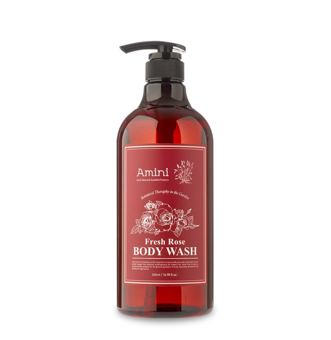 BODY WASH FRESH ROSE