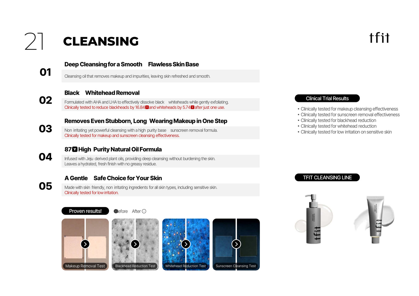 TFIT DEEP CLEAR CLEANSING OIL