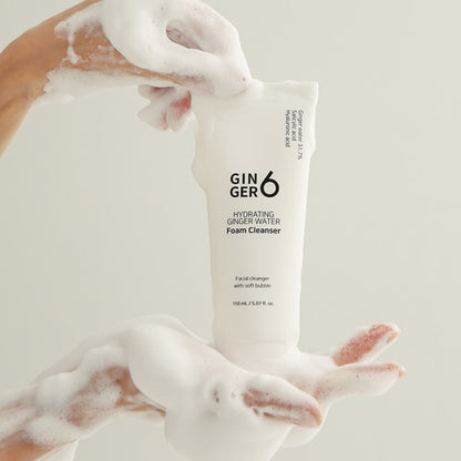 GINGER6 HYDRATING WATER FOAM CLEANSER 150ML