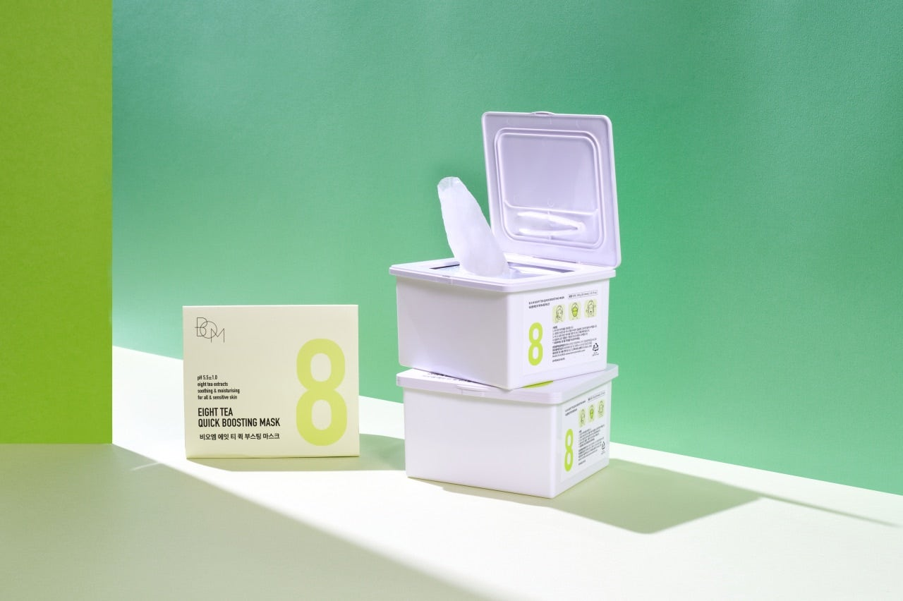 B.O.M 8 TEA QUICK BOOSTING MASK 30 SHEET