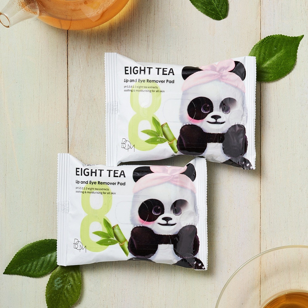 8 TEA LIP & EYE REMOVER PAD 30EA